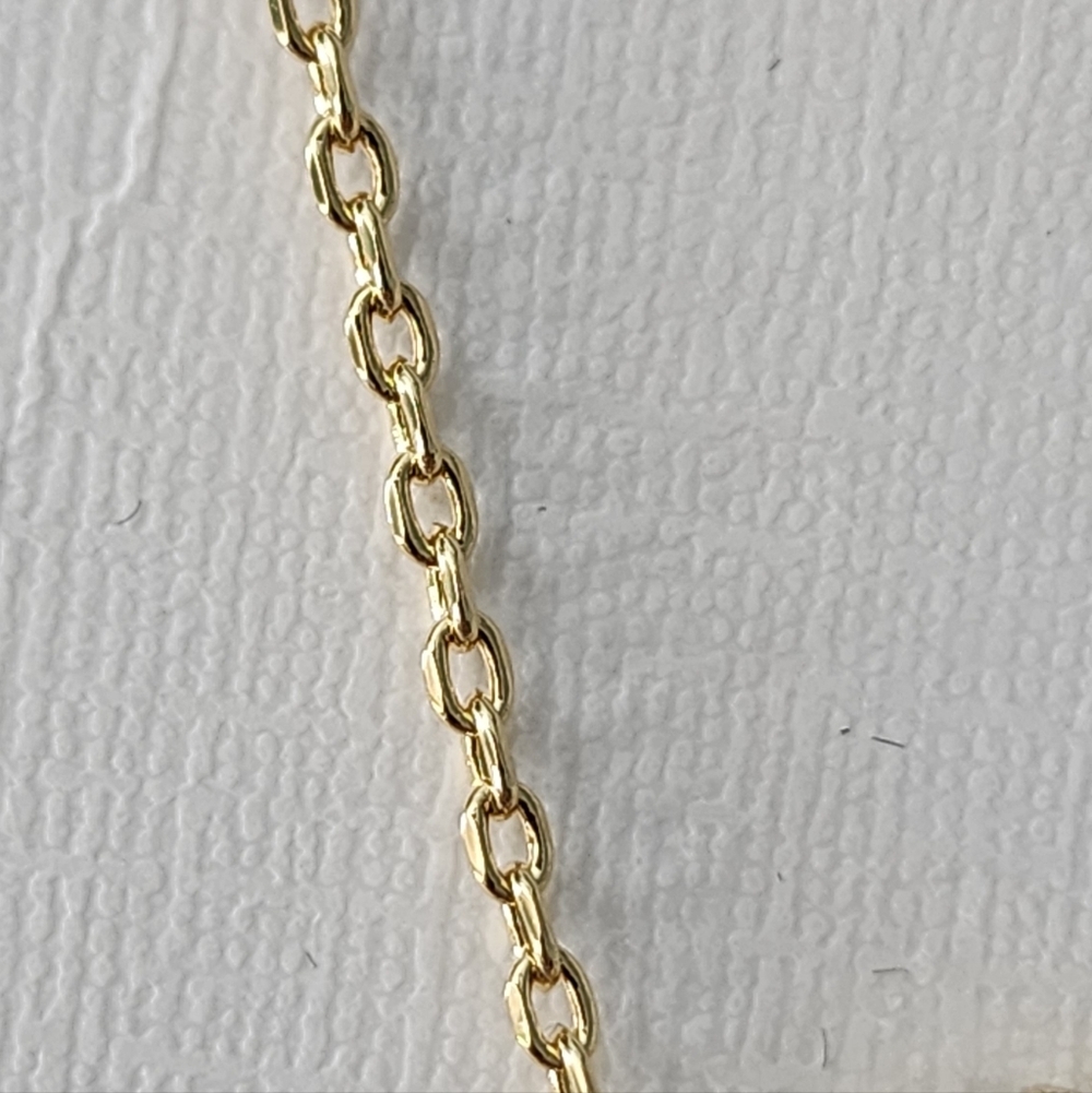 Gold "Greyson Sunburst"  Necklace with Dazzling Fixed Pendant NEW! Kendra Scott - Picture 3 of 8